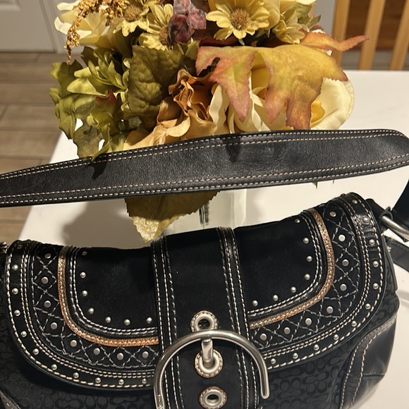 Vintage Coach Soho Bag With Removable Strap And Free Coach Wallet - Authentic - Picture 8 of 17